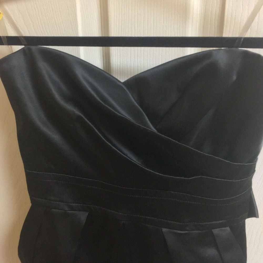 Teeze Me Jr Strapless Black Cocktail Size 9